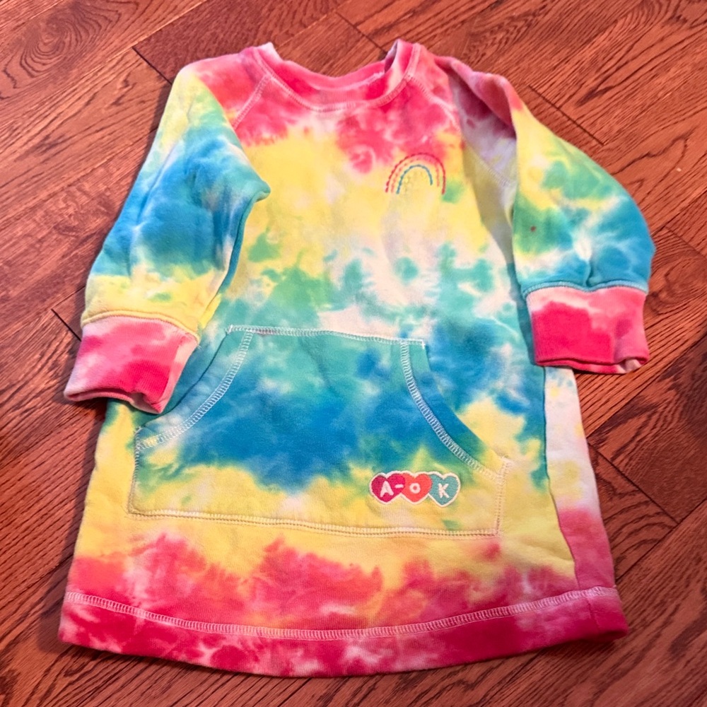 Hatley Multicolor Tie-Dye Kids Dress